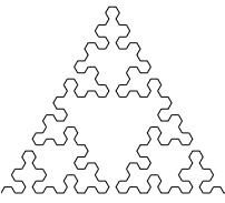 line fractals - arrowhead