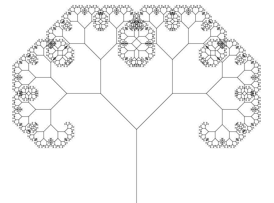 line fractals - tree