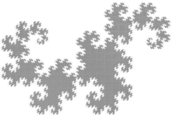 line fractals - dragon